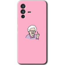Gramaphone Vivo V23 5g Kılıf Hd Desen Baskılı Arka Kapak - Bad Grandmother