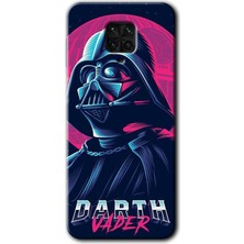 Gramaphone Redmi Note 9s Kılıf Hd Desen Baskılı Arka Kapak + Kırılmaz Cam - Darth Vader