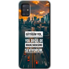 Gramaphone Galaxy A51 Kılıf Hd Desen Baskılı Arka Kapak + Kırılmaz Cam - Manzara Seviyorum