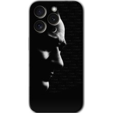 Gramaphone Apple iPhone 15 Pro Uyumlu Kılıf Hd Desen Baskılı Arka Kapak + Kırılmaz Cam - Atam Izindeyiz