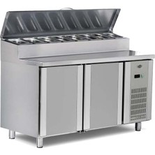 Empero EMP.150.70.01-PS Pizza Salata Buzdolabı 2 Kapılı 300 L