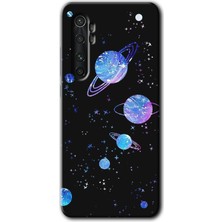 Gramaphone Xiaomi Mi Note 10 Lite Kılıf Hd Desen Baskılı Arka Kapak + Kırılmaz Cam - Samanyolu Galaksi