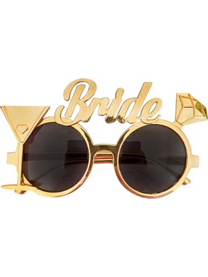 Kidspartim Parti Gözlüğü Bride  Gold