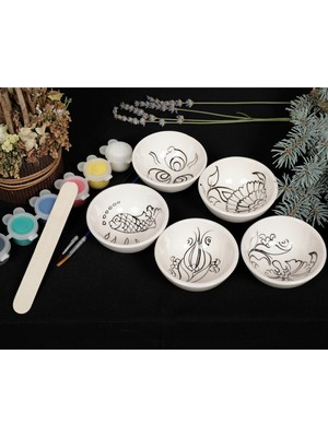 Sharp & Art Özel El Yapımı ve %100 El Işlemeli Çini Dekorasyon Ürünleri Hobi Boyama Setleri Kendin Yap