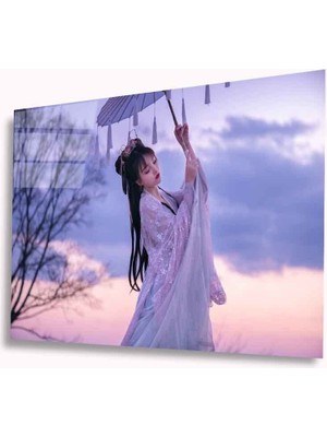 By Çağrı Japon Kadın Cam Tablo 4mm Dayanıklı Temperli Cam