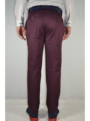 Bomonti Bordo Bmt 915 Terry Erkek Pantolon Pamuklu Kumaş ile Şık ve Rahat Tasarım