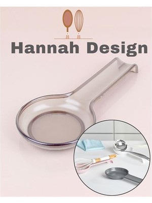 XML Dünyası Kepçe Kaşık Altlığı Şeffaf Hannah Design 718346