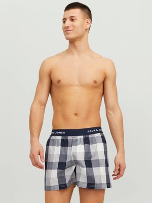 Jack & Jones Lacivert Erkek 2'li Boxer Set 12239042