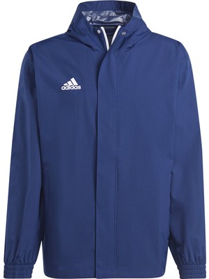 adidas ENT22 Aw Jkt Erkek Futbol Antrenman Yağmurluk IK4011 Mavi