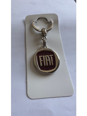 İmza Fiat Anahtarlık Metal 3D Metal Otomobil Anahtarlığı