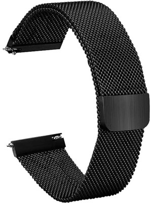 Forzacase 22 mm Akıllı Saatler Için Metal Mıknatıslı Kordon Kayış - FC096