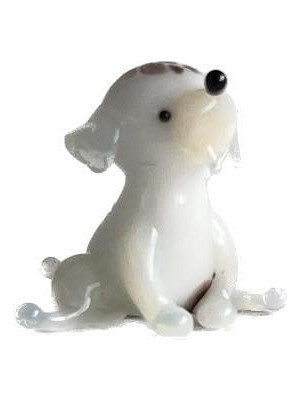 Hasyılmaz El Yapımı Mini Murano Cam Köpek Biblo A93-02
