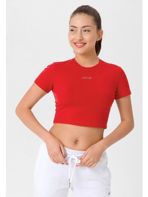 Looker Kadın Slim Fit Crop T-Shirt