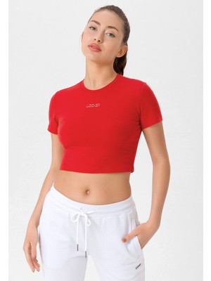 Looker Kadın Slim Fit Crop T-Shirt