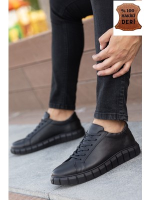 Daxtors Garantili D075 Deri Günlük Ortopedik Erkek Klasik Ayakkabı