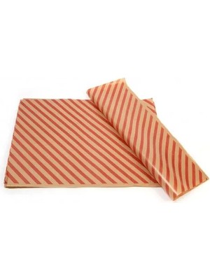 Ofis Turka Kırmızı Çizgi Baskılı 40GR Ithal Şamua Kraft Ambalaj Kağıdı 70X100CM 10 kg