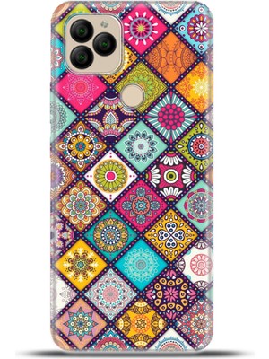 Cupcase General Mobile Gm 22 / Gm 22S Kılıf Esnek Silikon Kamera Koruma 4K Desenli Özel Tasarım - Girift