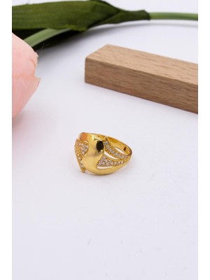 Latif Kuyumcu 22 Ayar Altın Yüzük Taşlı Kadın Yüzük