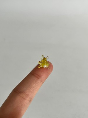 Hasyılmaz El Yapımı Mini Murano Cam Fare Biblo A95-02