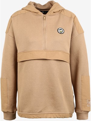 Caterpillar Kadın Kapüşonlu Nakışlı Sweatshirt C3WL-SWT25