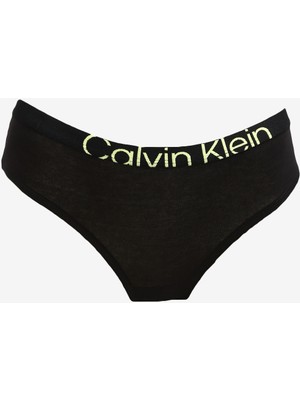 Calvin Klein Siyah Kadın Tanga 000QF7401E