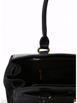 David Jones Siyah Kadın 28X32X16 Çapraz Çanta 6859-2