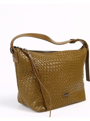 David Jones Yeşil Kadın 24X25X15 Çapraz Çanta CH21120