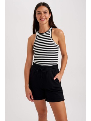 DeFacto Regular Fit Pamuklu Bermuda Şort X6153AZ23HS