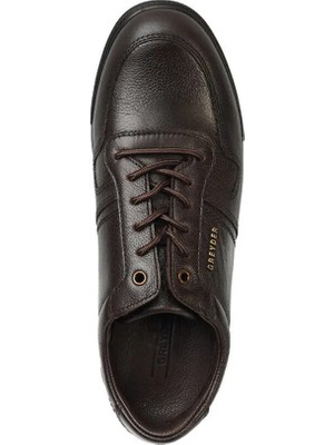 Greyder Erkek Kahverengi Deri Oxford Ayakkabı GRY-3K1FA10201