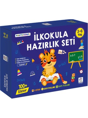 Montessori Çocuk Kitapları: İlkokula Hazırlık Seti, Oyun Tabanlı Öğrenme ve Matematik Etkinlikleri (3-6 Yaş)