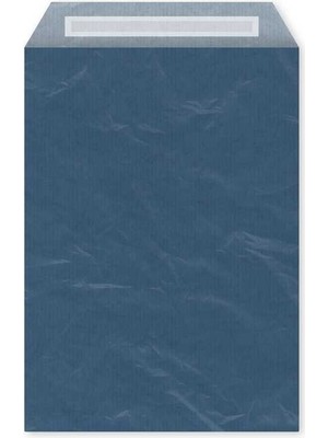 Ofis Turka Bantlı Hediye Paketi Kağıt Mavi 30X8X40,5 cm - 25 Adet