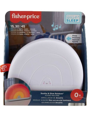 Fisher-Price HGB91  Gökkuşağı Müzikli Uyku Yardımcısı Sakinleştirici Özellikli 12,7 x 6 x 11,7 cm