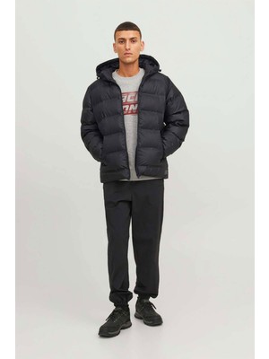 Jack & Jones Erkek Elements Pu Puffer Mont