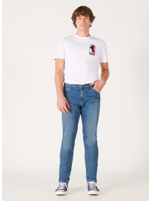 Wrangler Düşük Bel Slim Fit Erkek Denim Pantolon W18S028XT Larston Jean Pantolon
