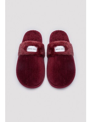 Penti Cozy Bordo Terlik