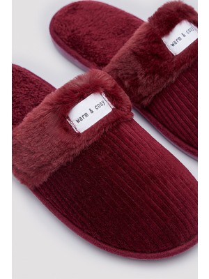 Penti Cozy Bordo Terlik