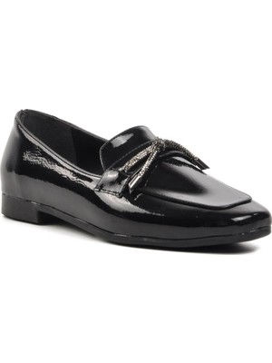 Ayakmod 514508 Siyah Kadın Loafer Ayakkabı