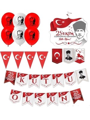 Mini Parti 29 Ekim Süslemeleri