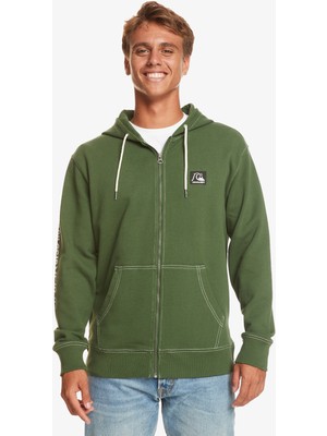 Quiksilver The Orıgınal Fz Hood Yeşil Erkek Sweatshirt