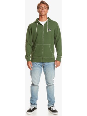 Quiksilver The Orıgınal Fz Hood Yeşil Erkek Sweatshirt