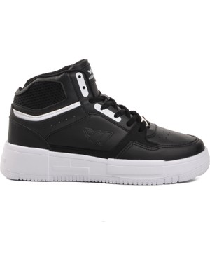 Walkway Berry Hi Siyah-Beyaz Bağcıklı Unisex Hi Sneaker