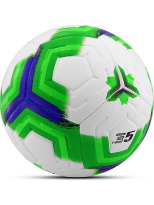 Telvesse Orijinal Futbol Topu Premiera Sert Zemin Halı Saha Futbol Topu Hibrit Yeşil No:5