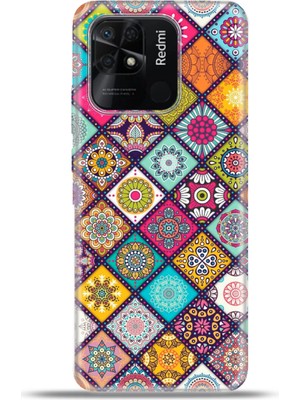 Cupcase Xiaomi Redmi 10C Kılıf Esnek Silikon Kamera Koruma 4K Desenli Özel Tasarım - Girift