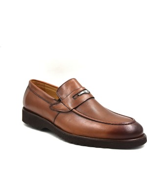 Fosco (2893) Içi Dışı Hakik Deri Eva Hafif Taban Erkek Ayakkabı Taba