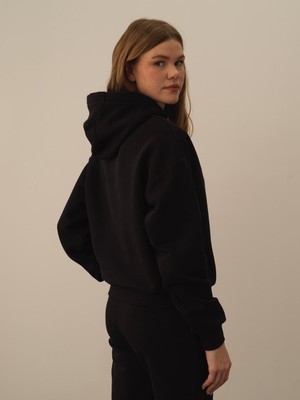 Xint Kapüşonlu  Pamuklu Oversize Sweatshirt