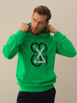 Xint Pamuklu Kapüşonlu Regular Fit Sweatshirt