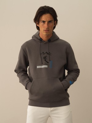 Xint Pamuklu Kapüşonlu Regular Fit Sweatshirt