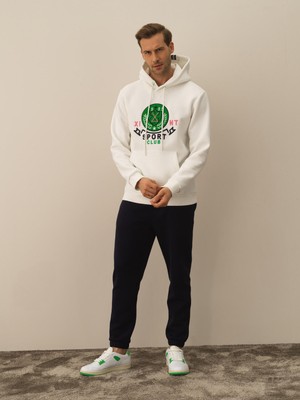 Xint Pamuklu Kapüşonlu Regular Fit Sweatshirt