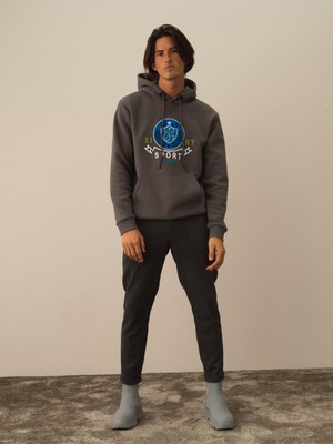 Xint Pamuklu Kapüşonlu Regular Fit Sweatshirt