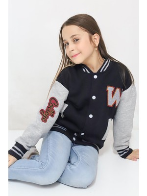 Fox Life Kids Unisex Oversize Kız,erkek Çocuk Kolej Ceket 8001(6-10 Yaş)